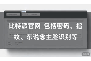 比特派官网  包括密码、指纹、东说念主脸识别等